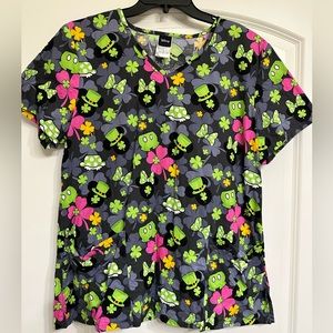 Disney St. Patty’s Day scrub top!